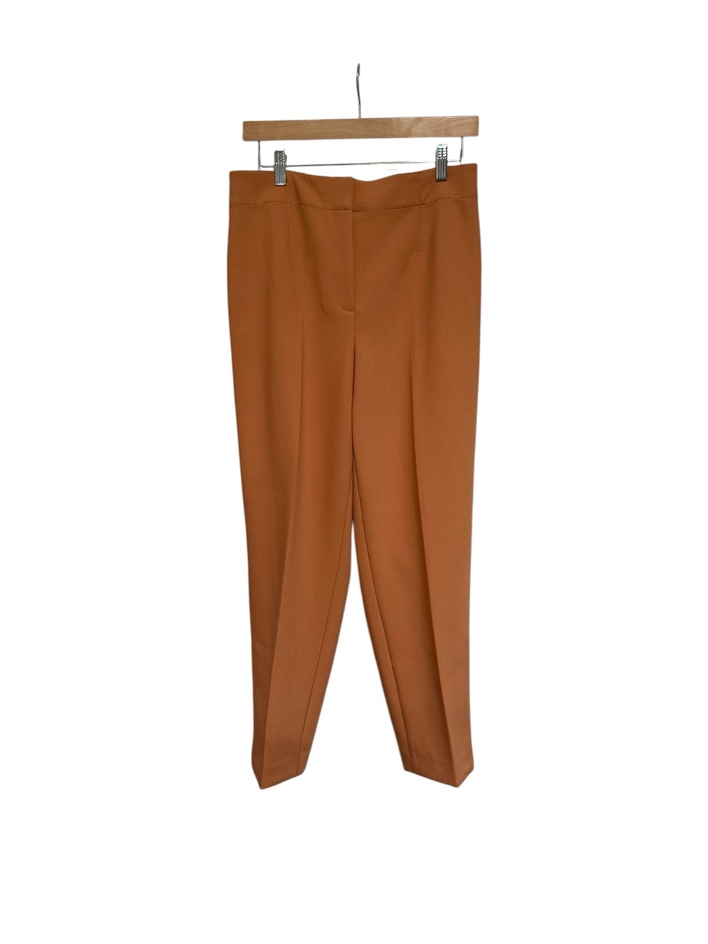 NWT Ann Taylor Size 8 Burnt Orange Lana Pants High Rise Slim Leg Women’s NEW